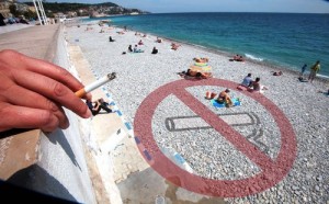Plage sans tabac Nice