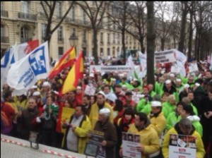 Buralistes 31 mars Défilé 2