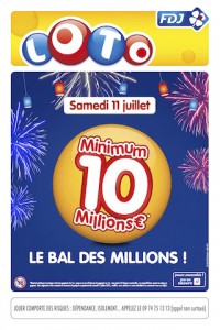 Affiche loto 14 juillet