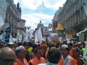 Manifestation 22 juillet foule Sénat