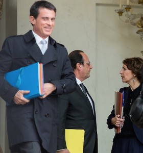 Hollande, Valls, Touraine