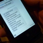 Alerte sms