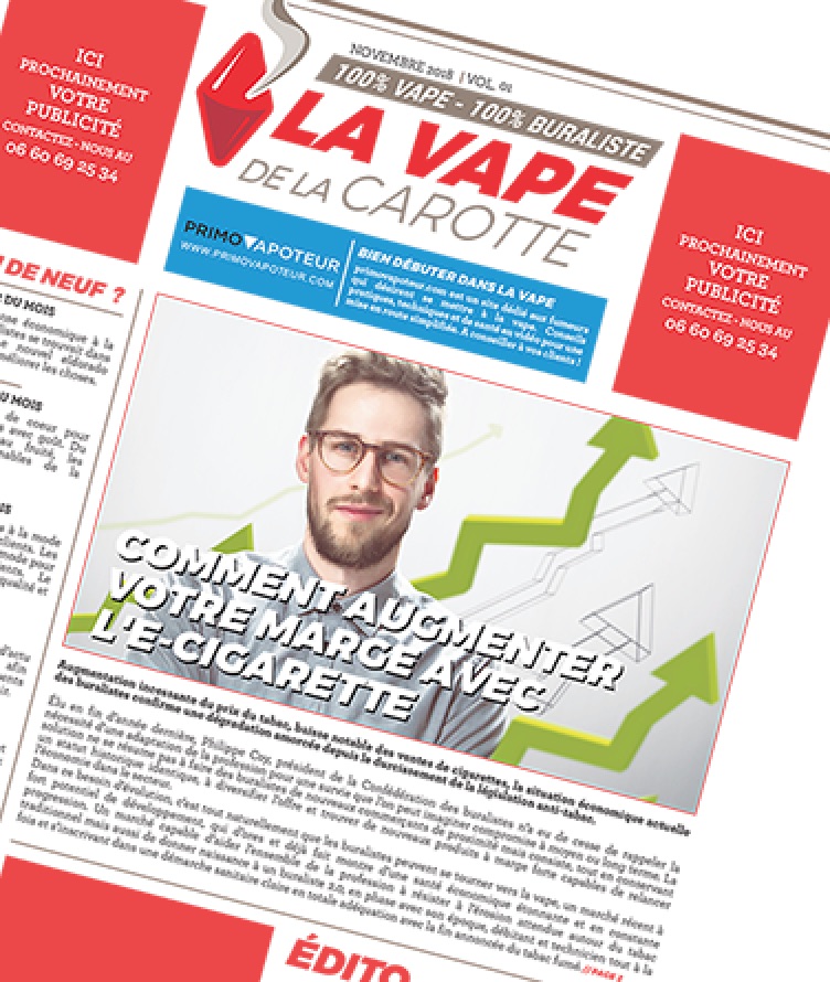 Deux nouveaux mensuels papier sur le vapotage, à l'attention des buralistes  – Le Monde du Tabac